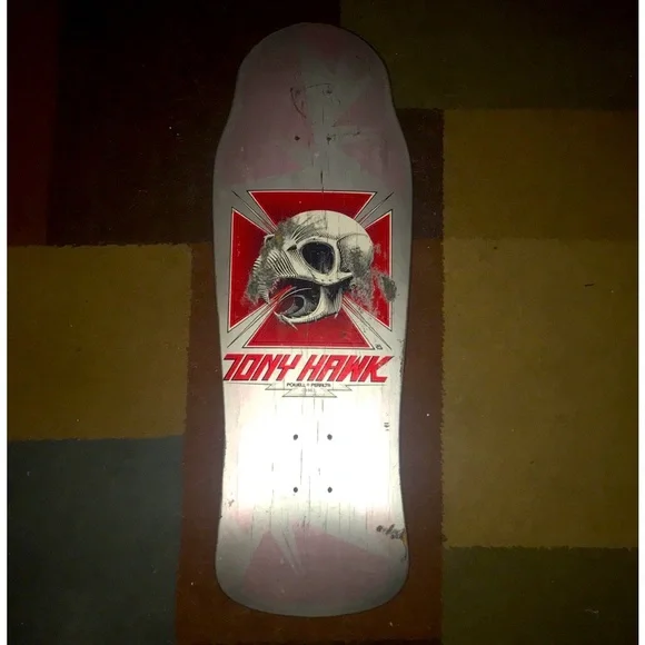 80s オリジナル Tony Hawk Powell 希少！直筆サイン入り Powell and Peralta 1983 Tony Hawk Signature Complete